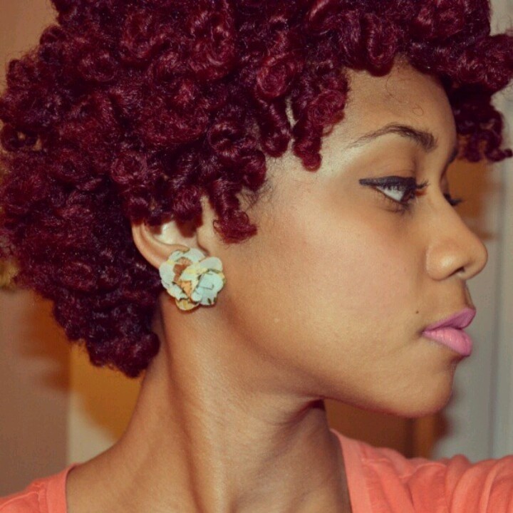 Red Curls - Short Hairstyles for Black Women