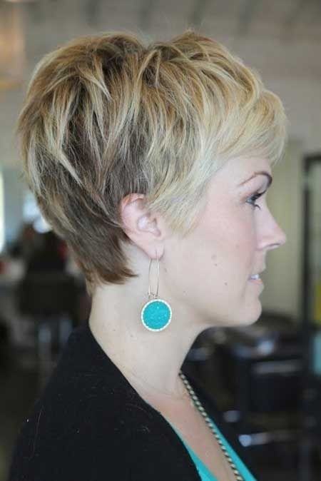 Trendy Short Pixie Haircut - Women Thick Hairstyles