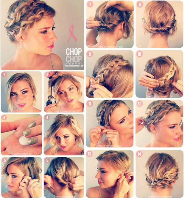 Braided Updo Hairstyle Tutorial