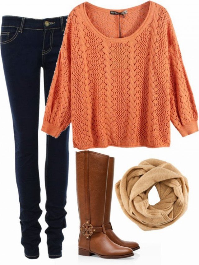 Casual Outfit Idea With Boots