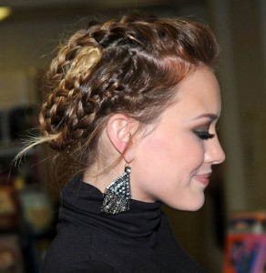 Chic Braided Updo