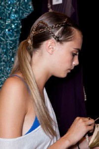 Cute Ponytail with Braid