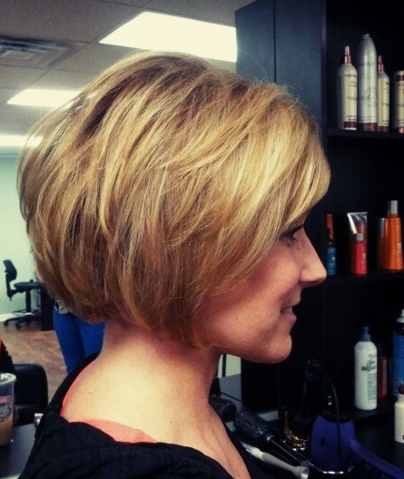 Easy Short Stacked Bob Hairstyles for Girls