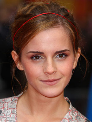 Emma Watson Eye Eye Shadow and Curly Lashes