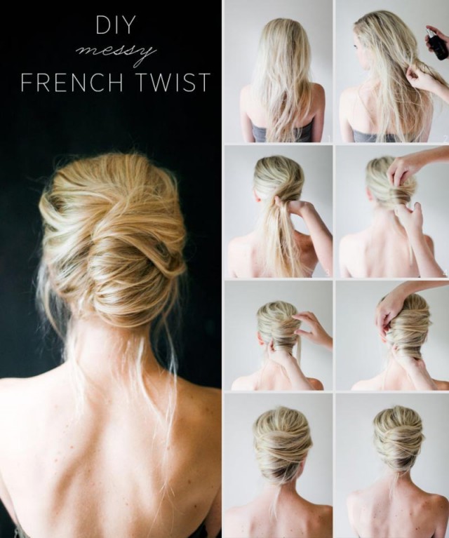 French Twisted Hairstyle Tutorial