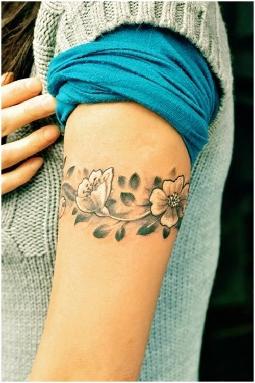 Nice Flower Arm Tattoo