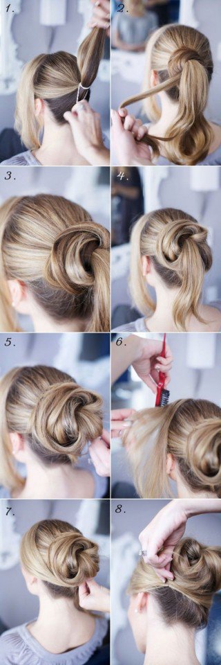 Pretty Updo Hairstyle Tutorial