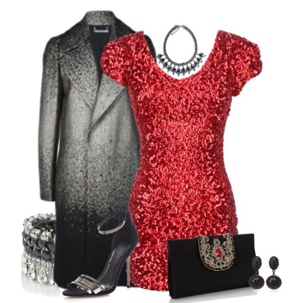 16 Sequined Dress Outfits for Christmas and New Year Parties | Styles ...