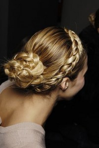 Stunning Braided Crown for Braided Low Bun