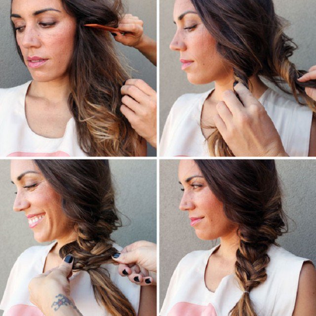 Stylish Side Fishtail Hairstyle Tutorial