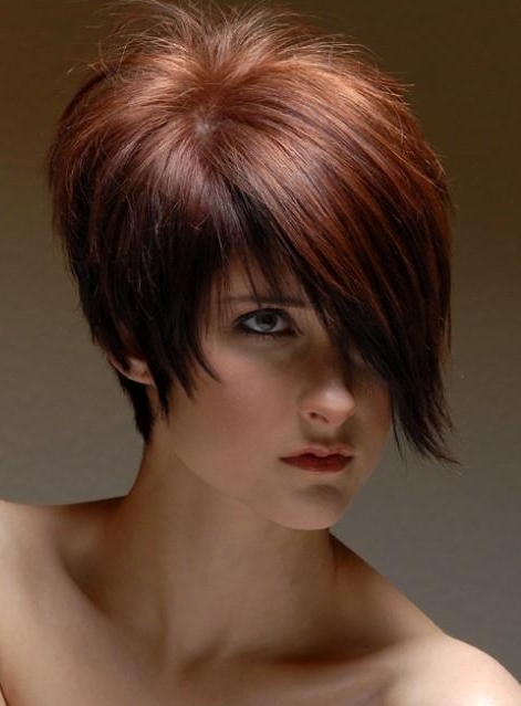 Asymmetry Short Haircut for Women