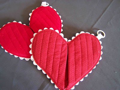 Beautiful Heart Shape Hot Pad