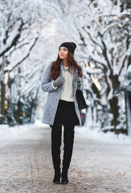 Classic Black, White and Grey Combination