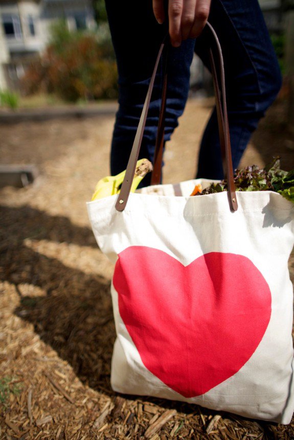 DIY Heart Bag