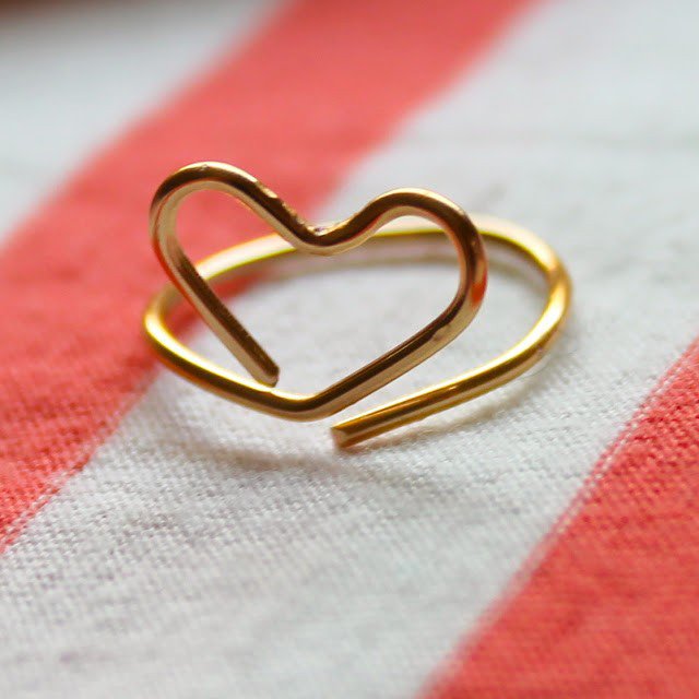 DIY Heart Shape Ring