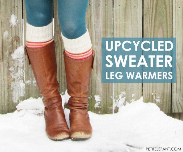 DIY White Leg Warmer Tutorial