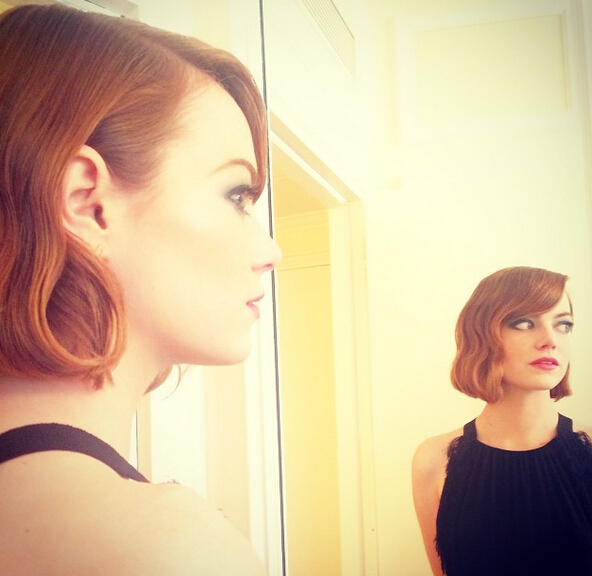 Emma Stone Retro-chic Bob Hairstyle