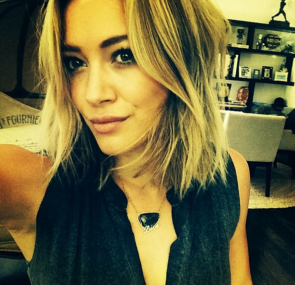 Hilary Duff Flirty Bob Hairstyle