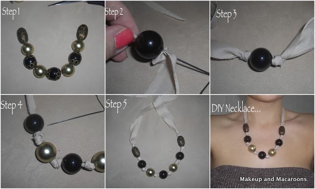 diy necklace step by step
