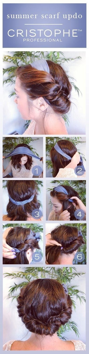 Summer Scarf Updo