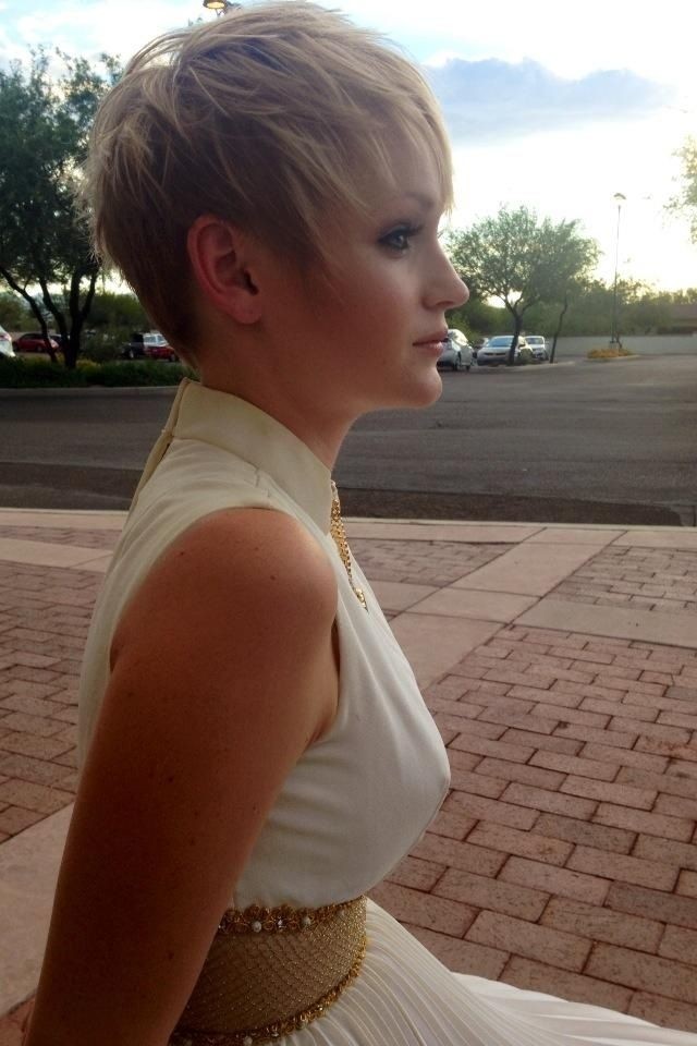 Sexy Short Haired Blonde