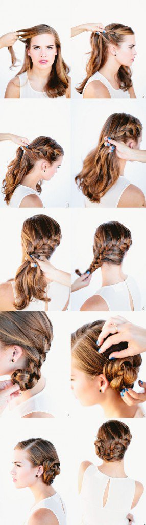 12 Beautiful & Fashionable Step by Step Hairstyle Tutorials - Styles Weekly