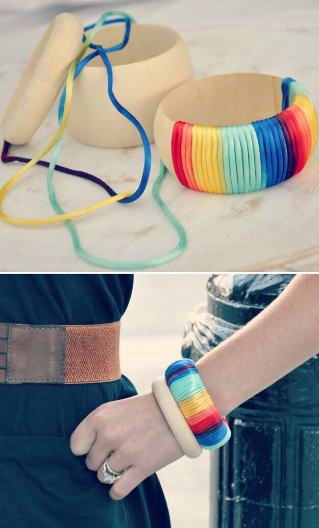 An Ombre Wrapped Cuff