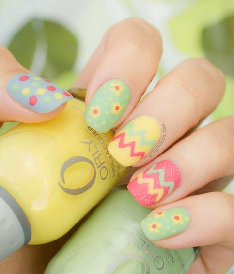 Beautiful Spring Nail Design