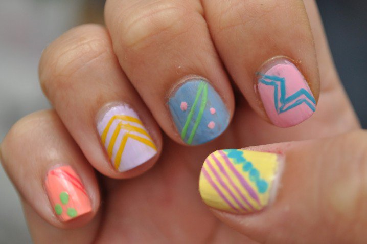 Cute Pastel Nail Design