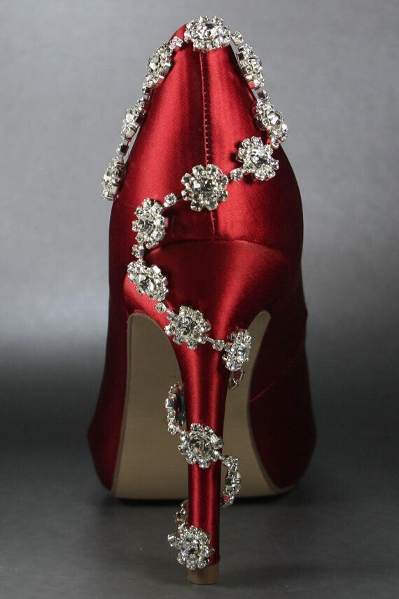 DIY Red Heels for Wedding Shoes