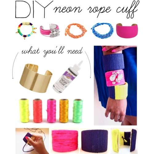 Neon Rope Bangles