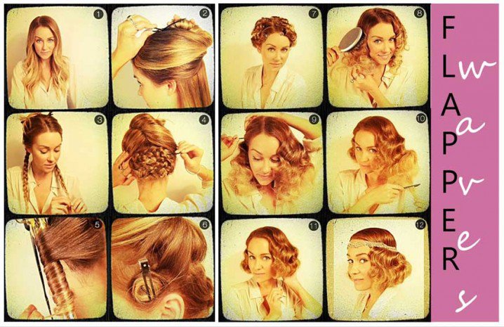 Chic Flapper Hairstyle Tutorial