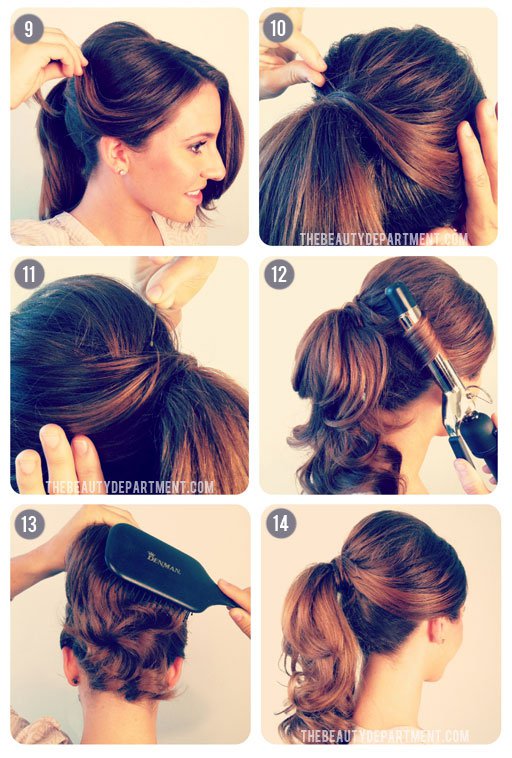 Pretty Retro Hairstyle Tutorial for 2015