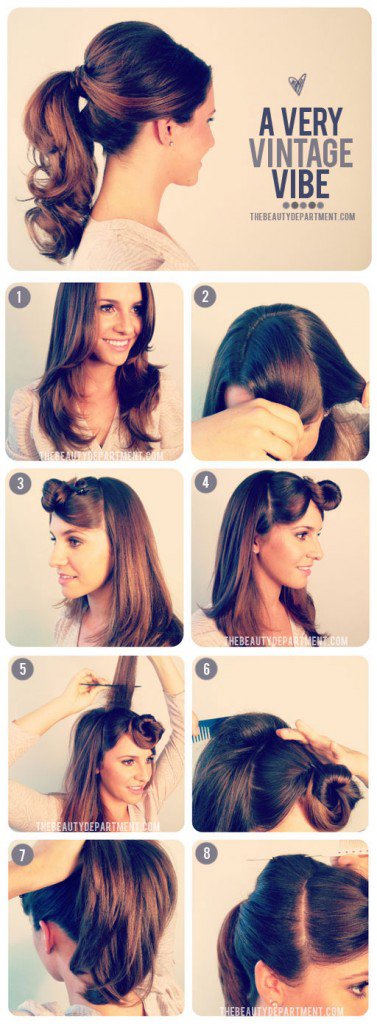 Vintage Hairstyle for Holidays