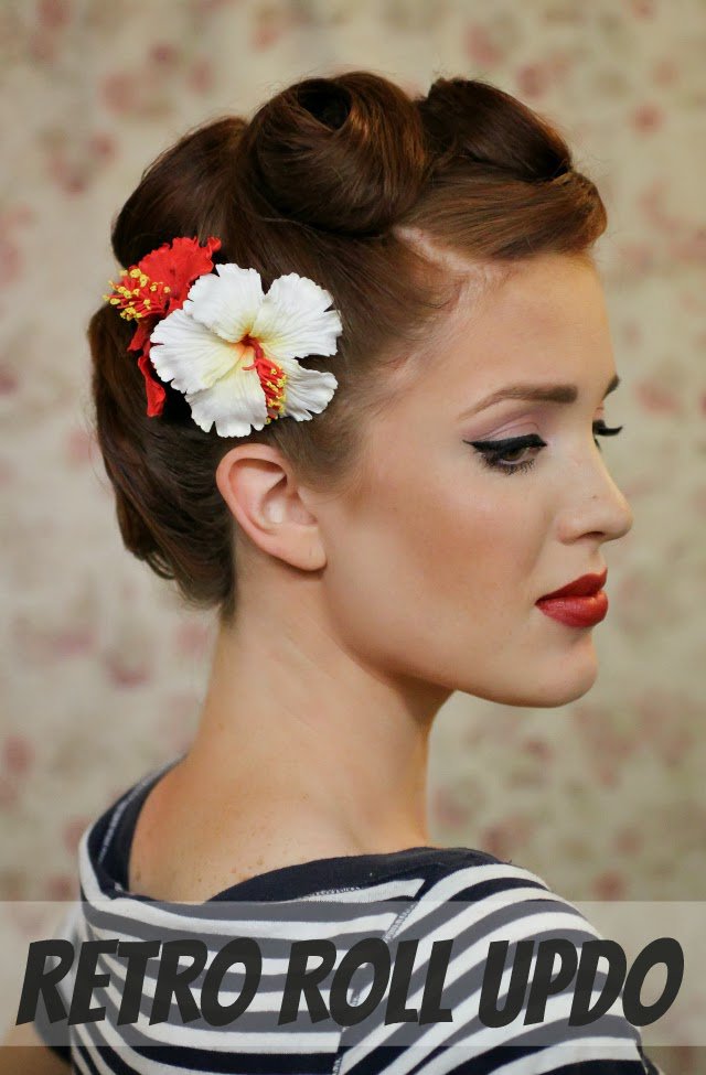 Pretty Vintage Updo Hairstyle