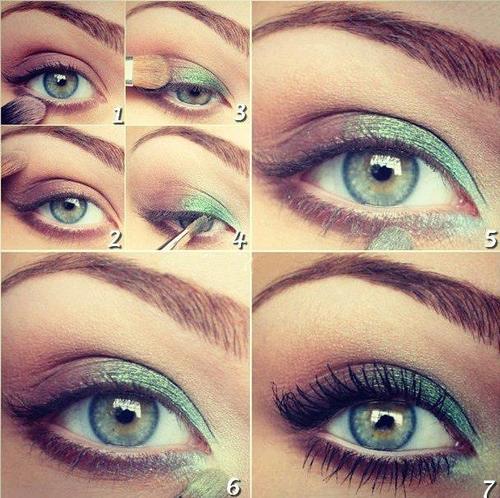 makeup for blue green eyes