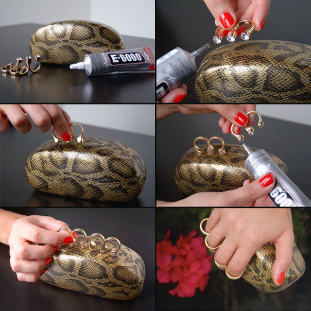 Edgy DIY Clutch Idea