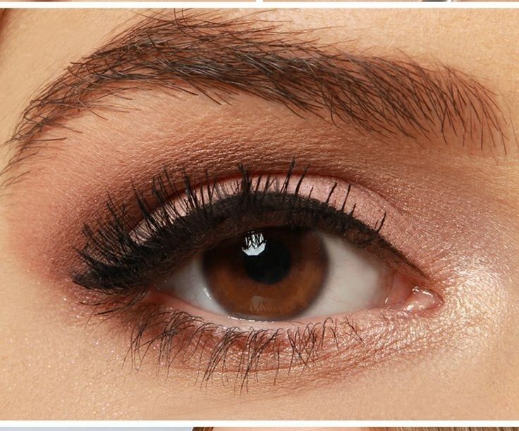 school eye makeup for brown eyes