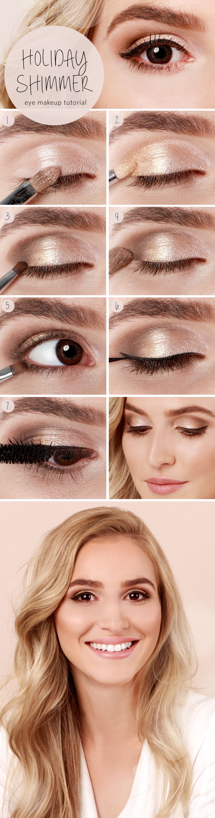 simple eye makeup ideas for brown eyes