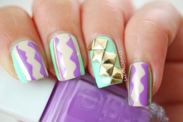 Cool Pastel Nail Design Idea