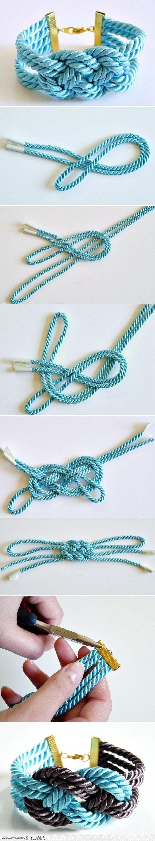 DIY Lovely Thick Bracelet DIY Projects