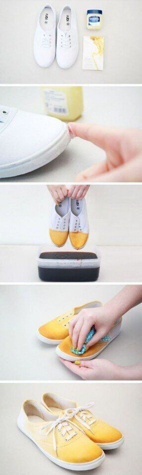 DIY Ombre Sneakers