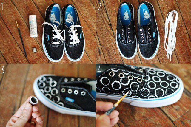 DIY Painted Sneakers