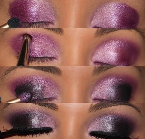 20 Wonderful Purple Smokey Makeup Tutorials 