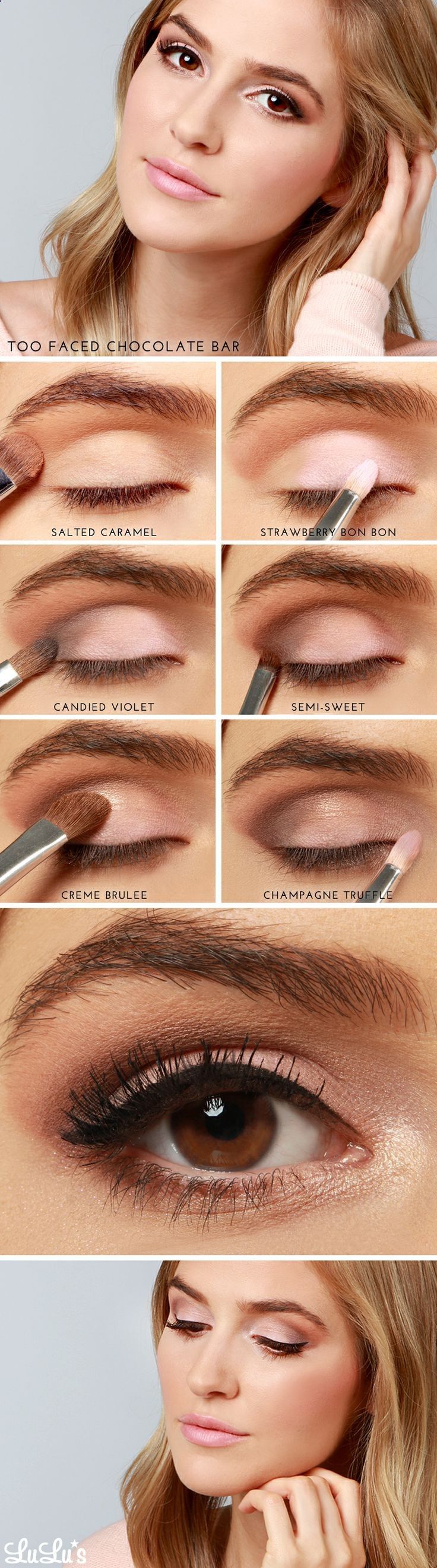 natural looking eye makeup for brown eyes