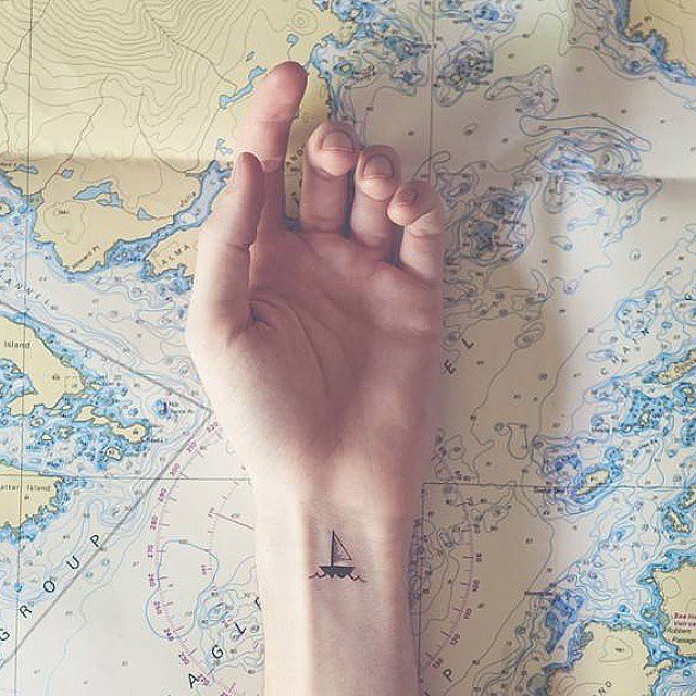 Sail-Away Tattoo