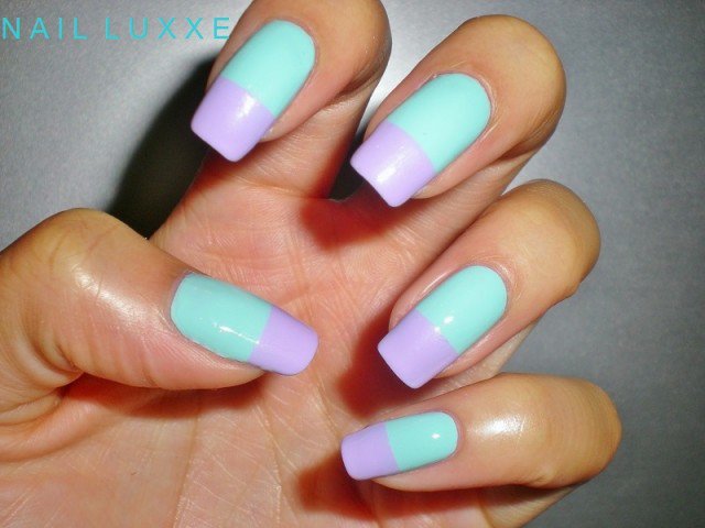 Pretty Mint Nail Design for Summer