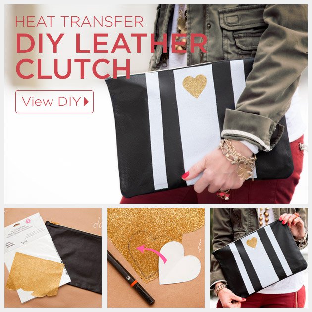 DIY Leather Clutch Idea