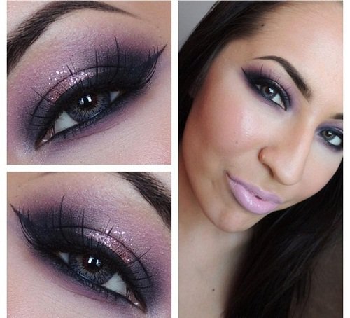 20 Wonderful Purple Smokey Makeup Tutorials 