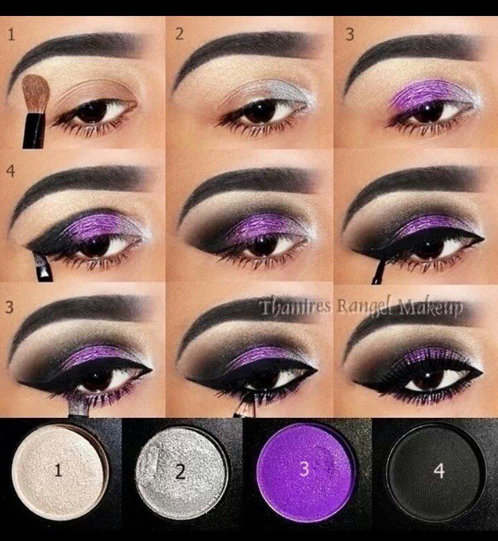 20 Wonderful Purple Smokey Makeup Tutorials 